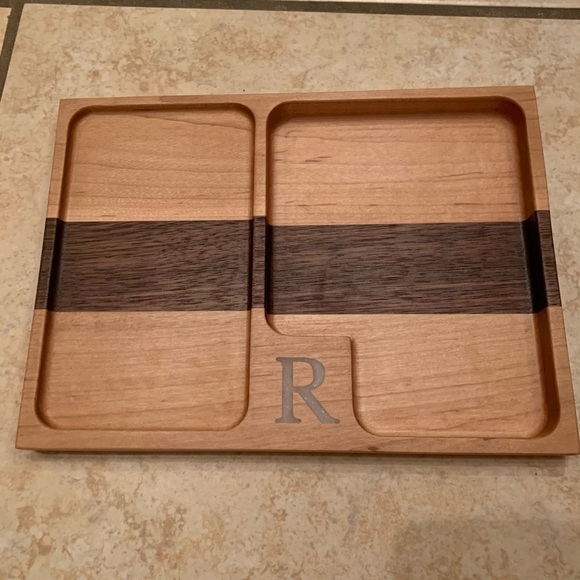 Other - New!!!! Custom made tray with wireless charger